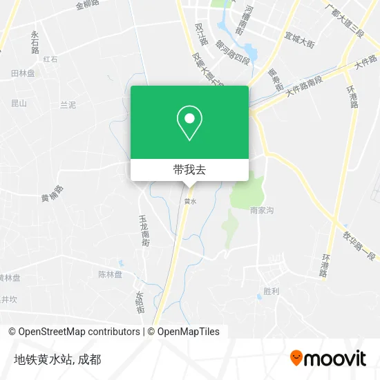 地铁黄水站地图