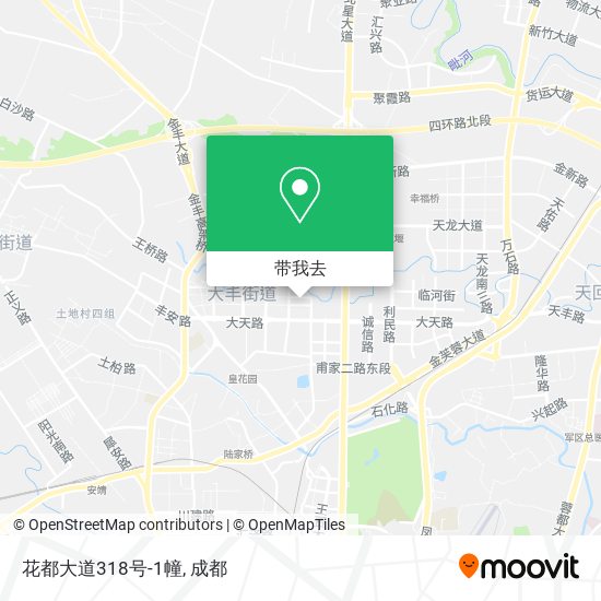 花都大道318号-1幢地图