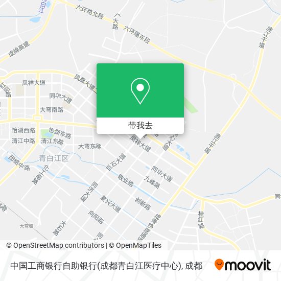 中国工商银行自助银行(成都青白江医疗中心)地图