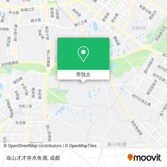 庙山才才井水鱼塘地图