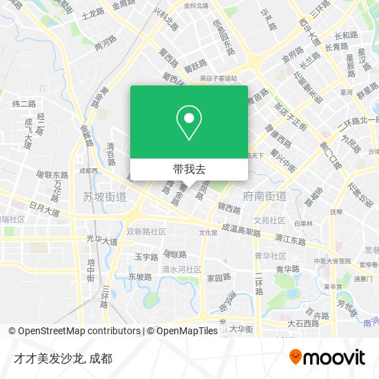 才才美发沙龙地图
