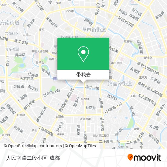 人民南路二段小区地图