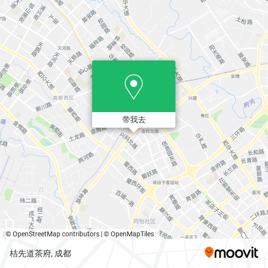 桔先道茶府地图