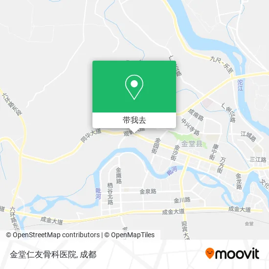 金堂仁友骨科医院地图