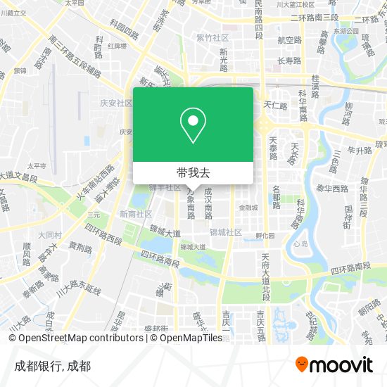 成都银行地图
