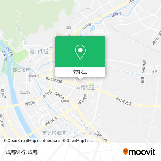 成都银行地图