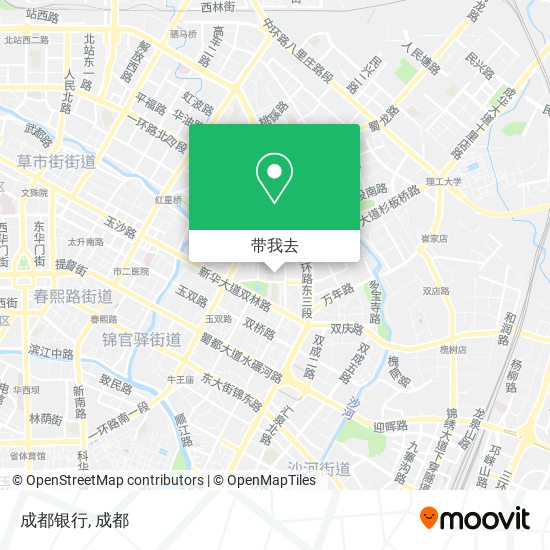 成都银行地图