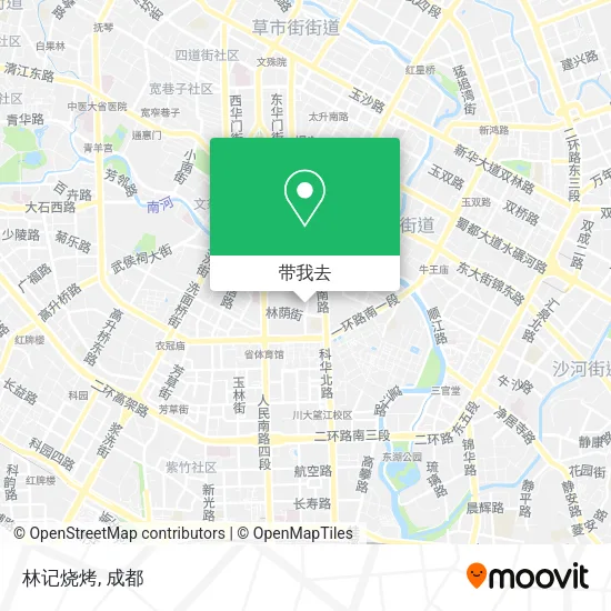 林记烧烤地图
