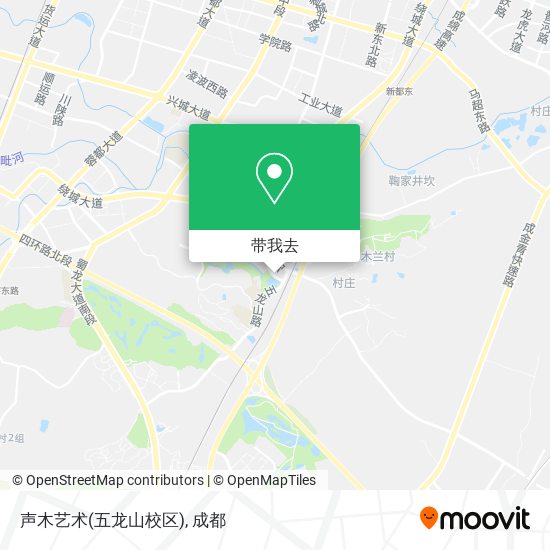 声木艺术(五龙山校区)地图