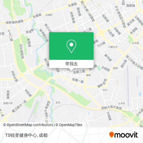 TS锐变健身中心地图