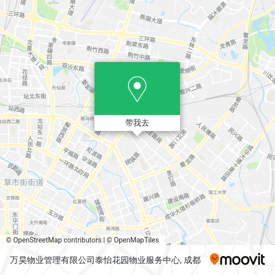 万昊物业管理有限公司泰怡花园物业服务中心地图