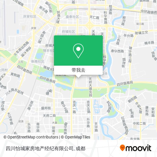 四川怡城家房地产经纪有限公司地图