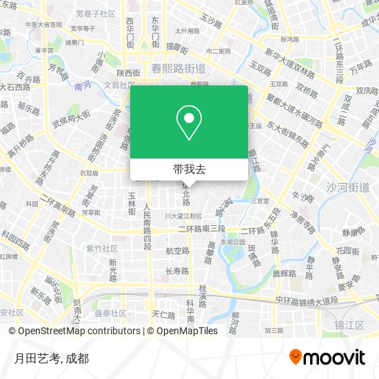 月田艺考地图