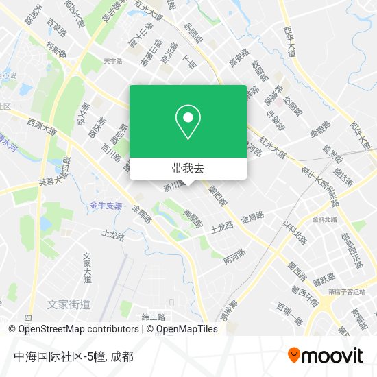 中海国际社区-5幢地图
