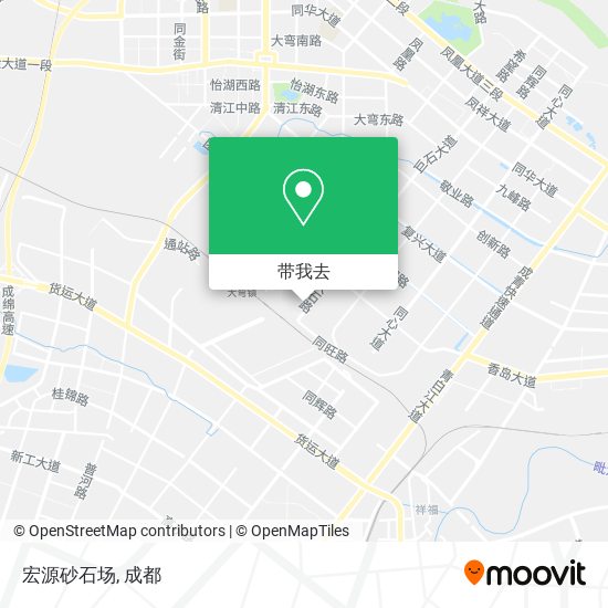 宏源砂石场地图