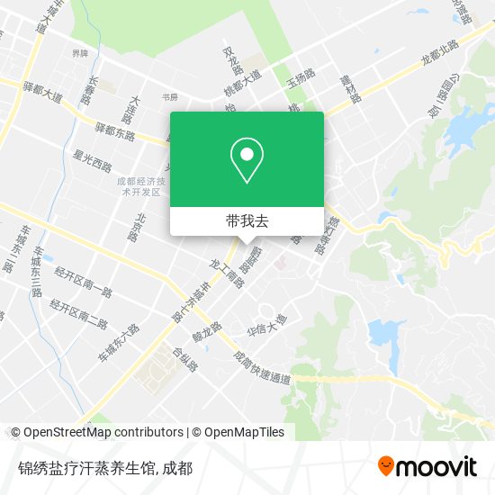锦绣盐疗汗蒸养生馆地图