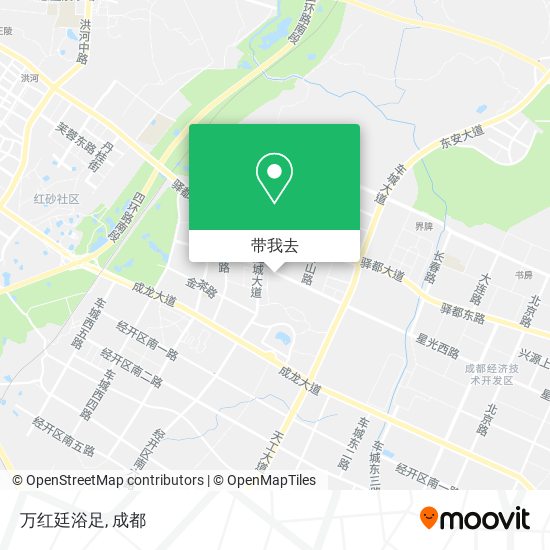 万红廷浴足地图
