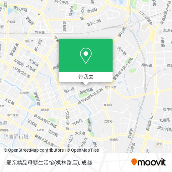 爱亲精品母婴生活馆(枫林路店)地图
