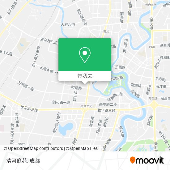 清河庭苑地图