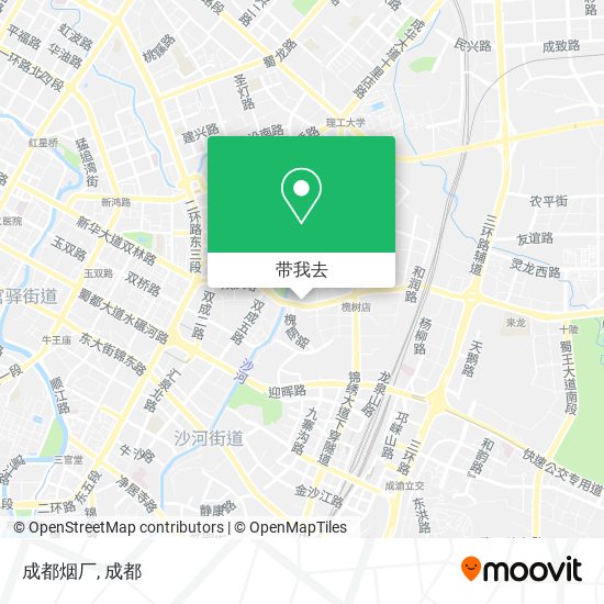 成都烟厂地图