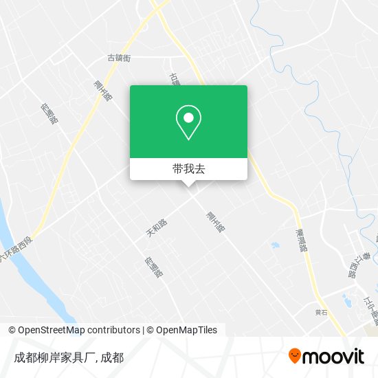 成都柳岸家具厂地图