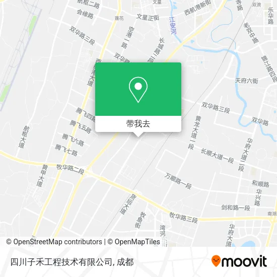四川子禾工程技术有限公司地图