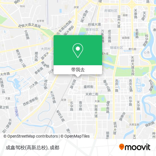 成鑫驾校(高新总校)地图