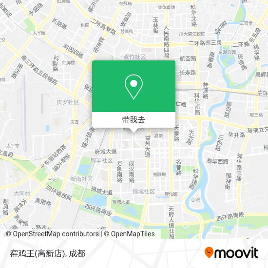 窑鸡王(高新店)地图
