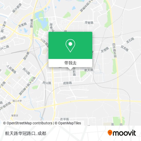 航天路华冠路口地图