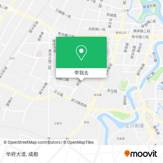 华府大道地图