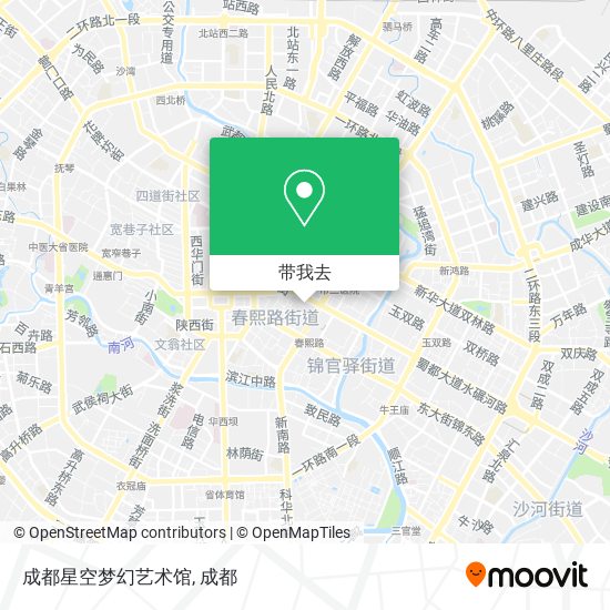 成都星空梦幻艺术馆地图