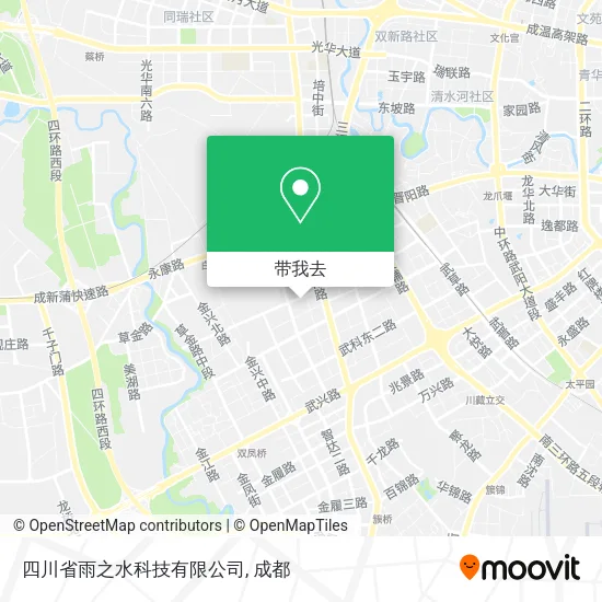 四川省雨之水科技有限公司地图
