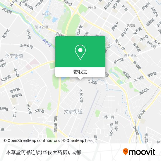本草堂药品连锁(华俊大药房)地图