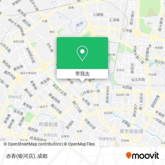 赤香(银河店)地图