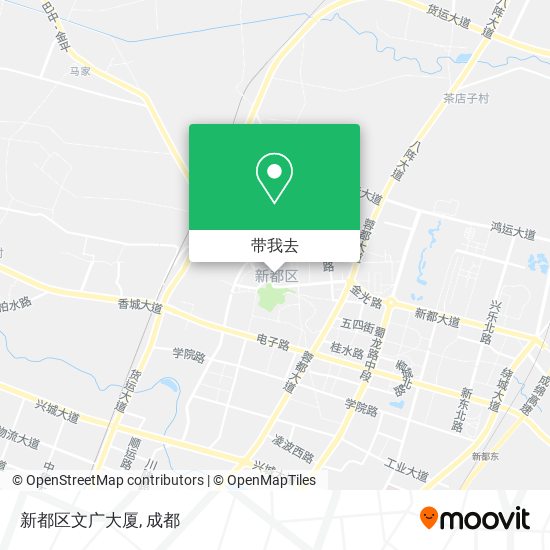 新都区文广大厦地图