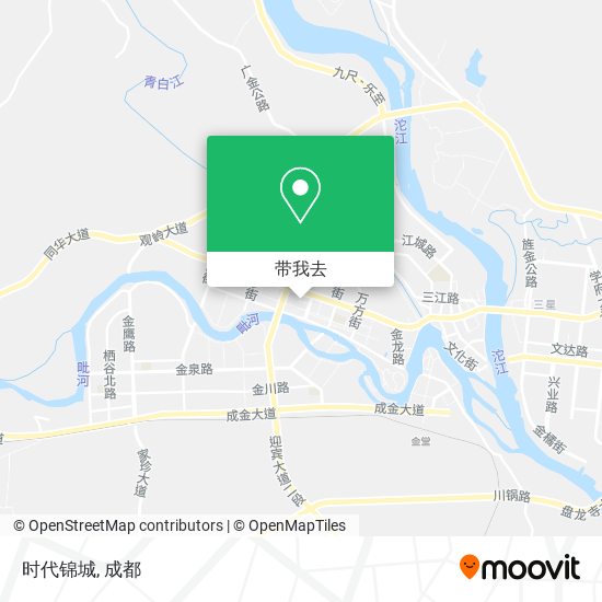 时代锦城地图