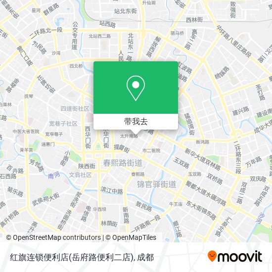 红旗连锁便利店(岳府路便利二店)地图