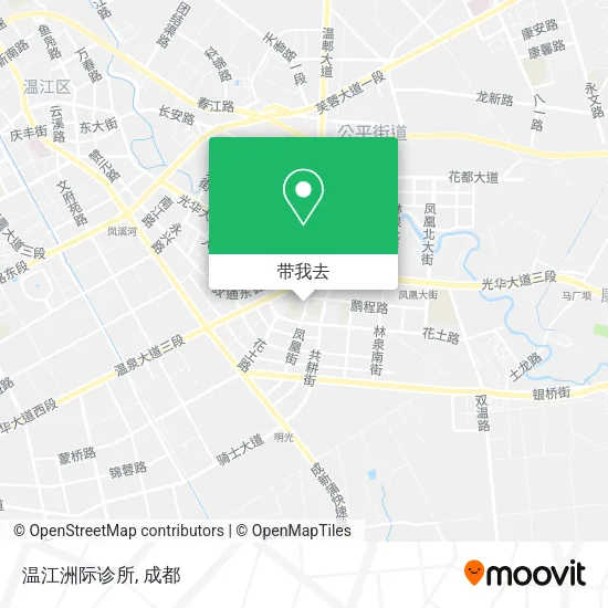 温江洲际诊所地图