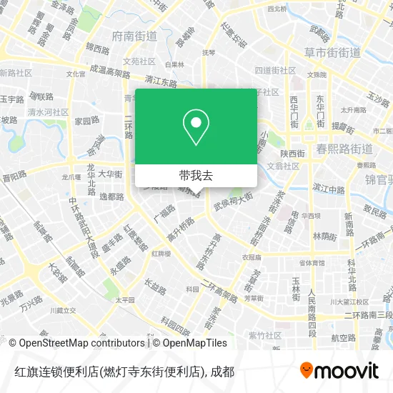 红旗连锁便利店(燃灯寺东街便利店)地图