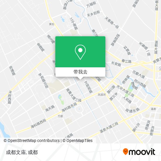 成都文庙地图
