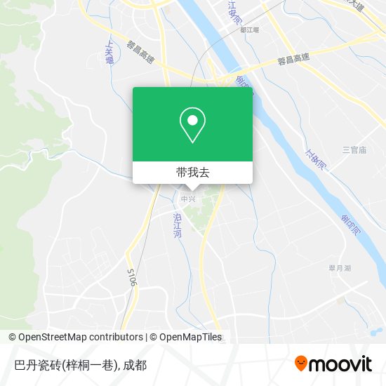 巴丹瓷砖(梓桐一巷)地图