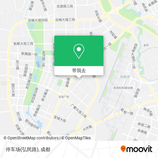 停车场(弘民路)地图