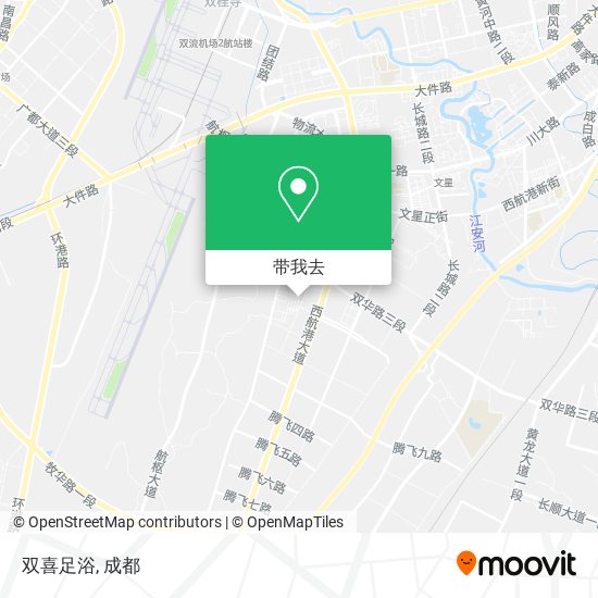 双喜足浴地图