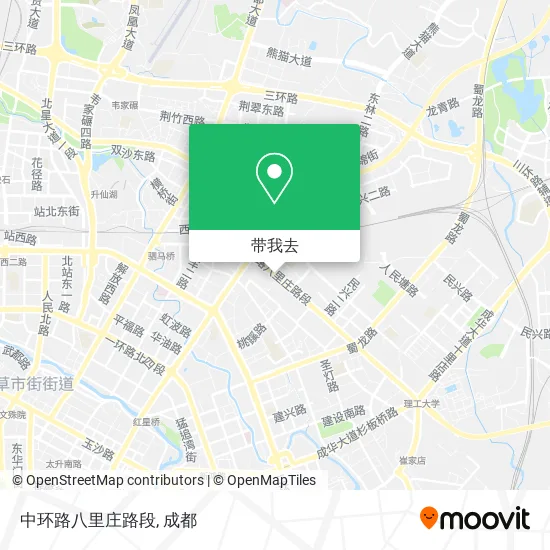 中环路八里庄路段地图
