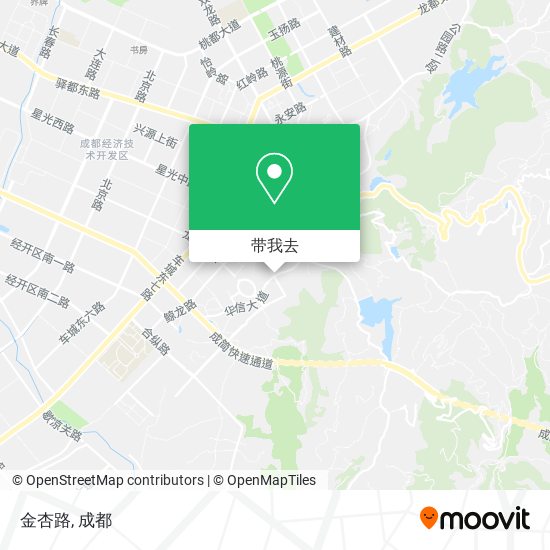 金杏路地图