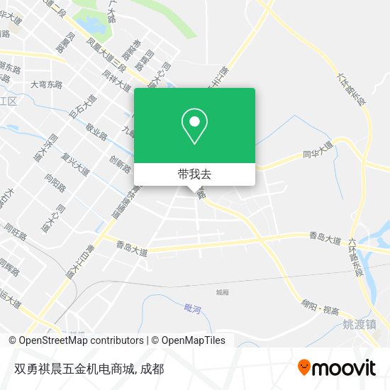 双勇祺晨五金机电商城地图