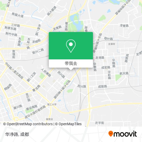 华净路地图