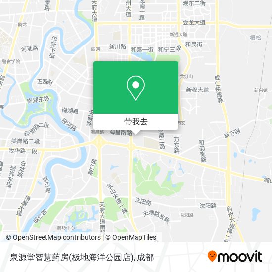 泉源堂智慧药房(极地海洋公园店)地图