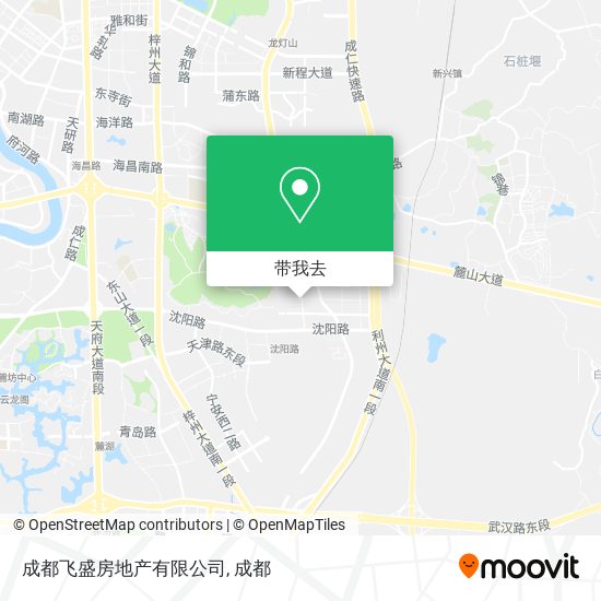 成都飞盛房地产有限公司地图