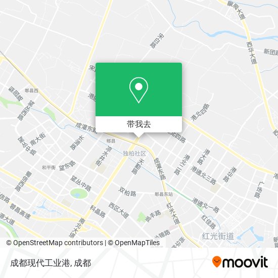 成都现代工业港地图